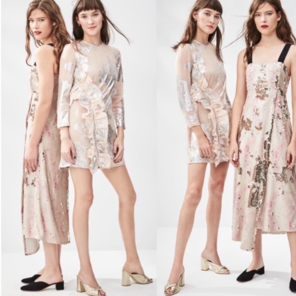 Self-Portrait Shimmer Dress